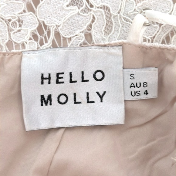 HELLO MOLLY SUN RISING DRESS WHITE size small or 4 - Picture 9 of 16